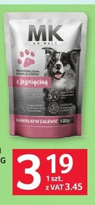Saszetki dla psa MK 500g promocja w Selgros