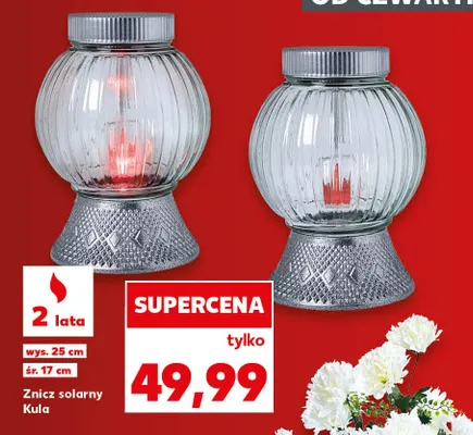 Znicz solarny Kula promocja w Kaufland