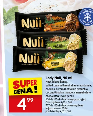 Lody na patyku Nuii Cookies promocja w Twój Market