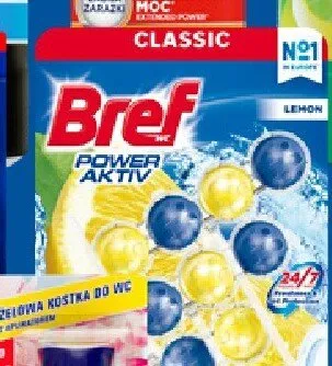 Zawieszka do WC Bref Power Aktiv Lemon promocja w Lidl