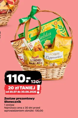 Zestaw prezentowy Słonecznik promocja w Netto