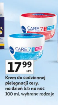 Krem do codziennej pielęgnacji cery, na dzień lub na noc promocja w Auchan