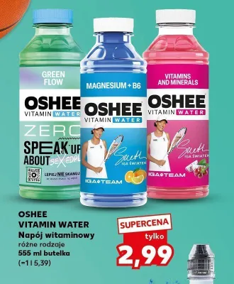 Napój witaminowy Oshee Vitamin Water Magnesium + B6 promocja w Kaufland