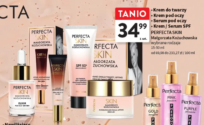 Krem do twarzy Perfecta Skin Małgorzata Kożuchowska wybrane rodzaje promocja w Intermarche