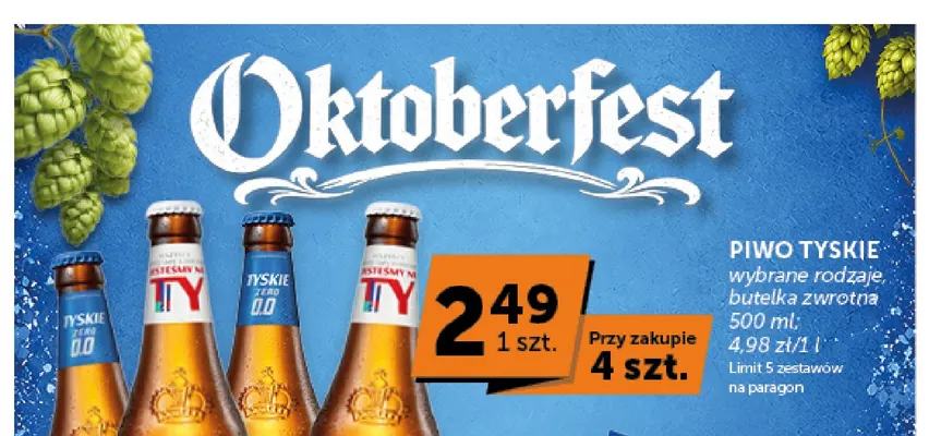 Piwo bezalkoholowe Tyskie promocja w ABC
