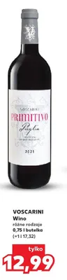 Wino 0,75 l, różne rodzaje promocja w Kaufland