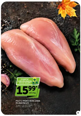 Filet z piersi kurczaka pojedynczy promocja w ABC