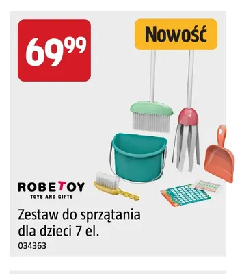 Zestaw do sprzątania dla dzieci 7 el. Robetoy promocja w Jula