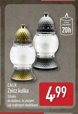 Znicz kulka Calix promocja w Aldi