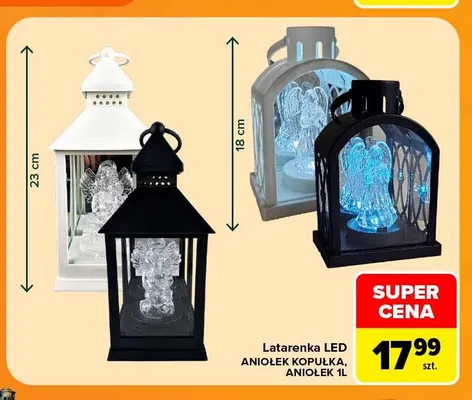 Latarenka LED Aniołek 1 l promocja w Carrefour