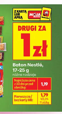 Baton Nestlé promocja w Biedronka