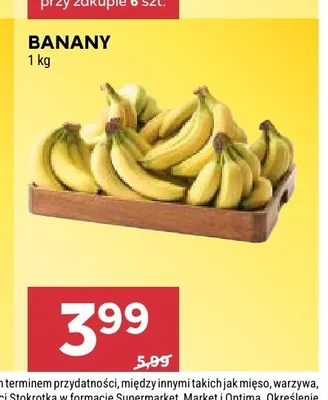 Banany promocja w Stokrotka