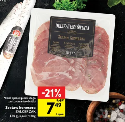 Zestaw konesera Balcerzak promocja w Intermarche