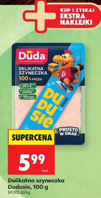 Delikatna szyneczka Dudusie Duda promocja w Biedronka