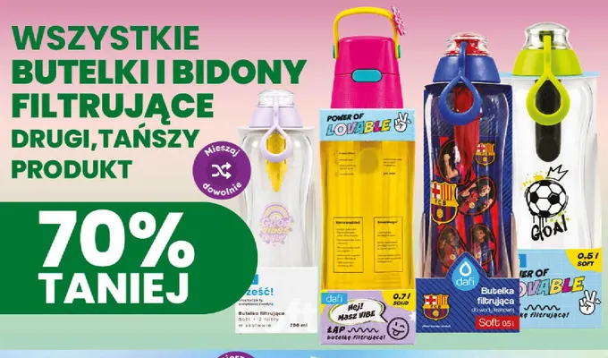 Butelka filtrująca Soft Dafi promocja w Dino