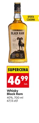 Whisky Black Ram promocja w Biedronka