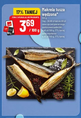 Makrela tusza wędzona promocja w POLOmarket