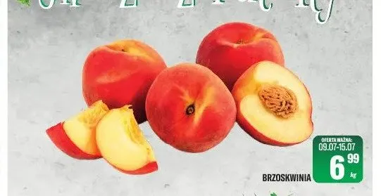 Brzoskwinia promocja w Tomi Markt