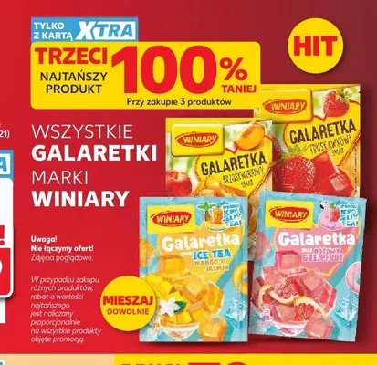 Galaretka WINIARY Ice Tea różowy grejpfrut promocja w Kaufland