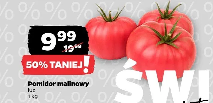Pomidor malinowy promocja w Netto