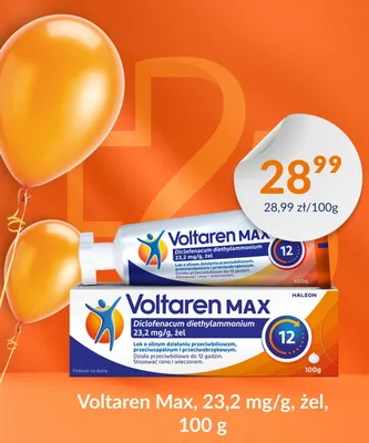 Żel Voltaren Max 23,2 mg/g promocja w DOZ.PL