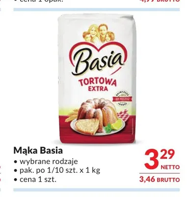 Mąka Basia promocja w Makro
