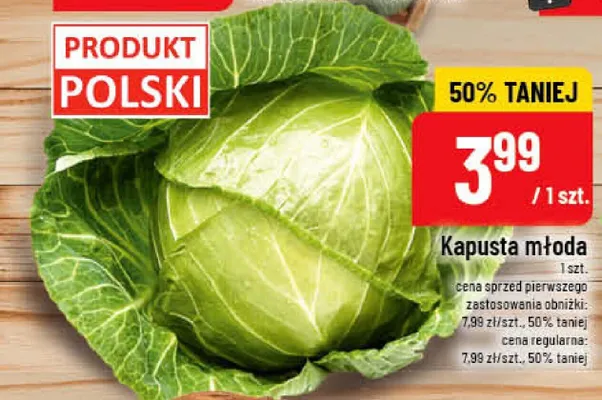 Kapusta młoda polska promocja w POLOmarket