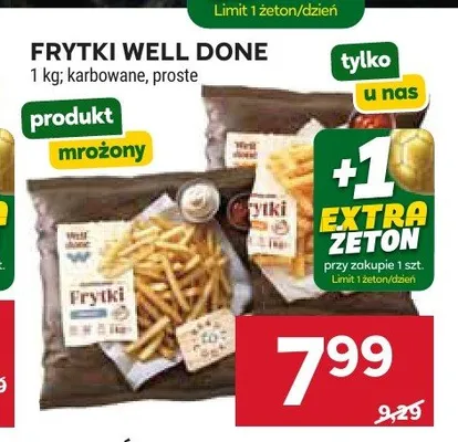 Frytki karbowane Well Done promocja w Stokrotka