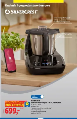 Termorobot Silvercrest MC Compact z Wi-Fi promocja w Lidl
