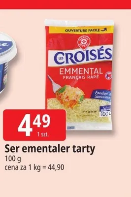 Ser ementaler tarty Croisés promocja w Leclerc