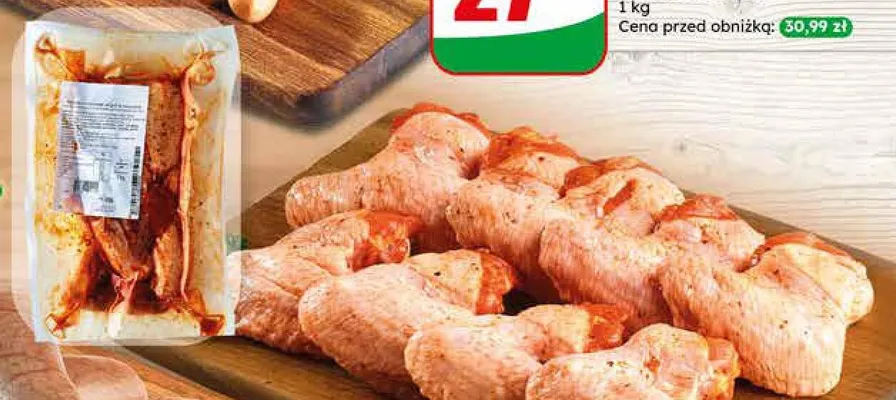 Skrzydło z kurczaka na grill w marynacie AGRO Rydzyna promocja w Dino