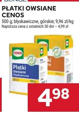 Płatki owsiane różne rodzaje promocja w Stokrotka