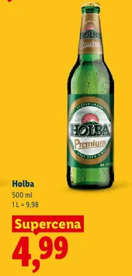 Piwo Holba Premium promocja w Lidl