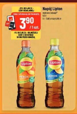 Napój Lipton Lemon promocja w POLOmarket