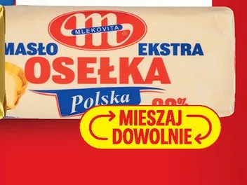 Masło ekstra Osełka Mlekovita promocja w Biedronka
