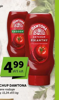 Ketchup pikantny Dawtona promocja w Groszek