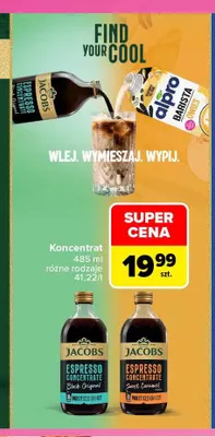 Koncentrat kawy Jacobs Espresso promocja w Carrefour