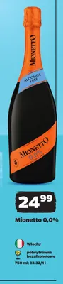Wino bezalkoholowe Mionetto promocja w Netto