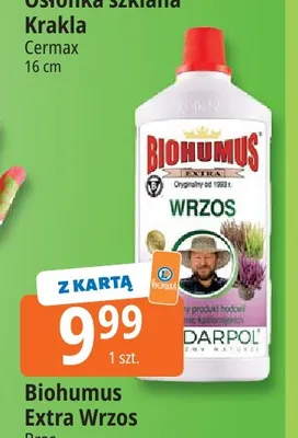 Nawóz Biohumus Extra Wrzos Ekodarpol promocja w Leclerc