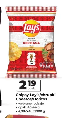 Chipsy Lay's Polska Kiełbasa promocja w Odido
