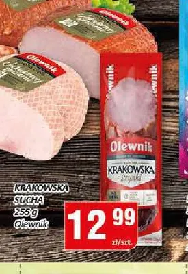 Kiełbasa krakowska sucha Olewnik promocja w Chorten