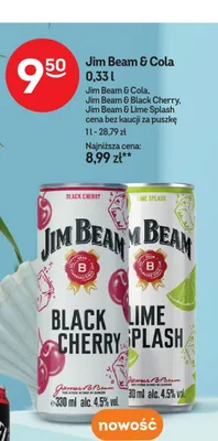 Drink Jim Beam & Cola promocja w Żabka