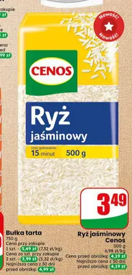 Ryż jaśminowy Cenos Nowość! promocja w Dino