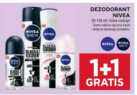 Dezodorant Nivea promocja w Stokrotka