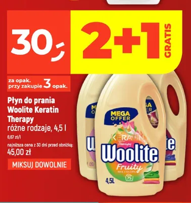 Płyn do prania Woolite Keratin Therapy Pro-Care promocja w Dealz