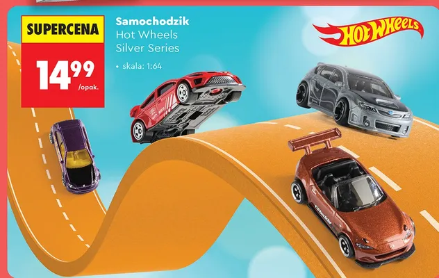 Samochodzik racerverse Hot wheels promocja w Biedronka