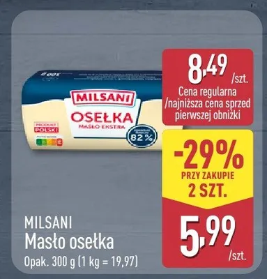 Masło osetka promocja w Aldi