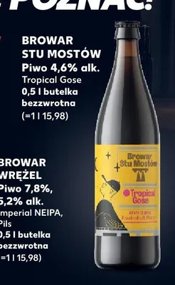 Piwo Browar Stu Mostów Tropical Gose promocja w Kaufland