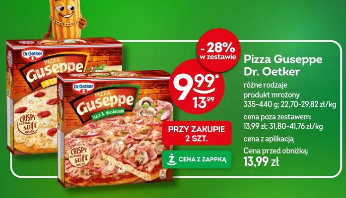 Pizza Guseppe Dr.Oetker mrożona promocja w Żabka
