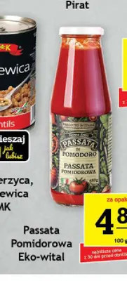 Passata pomidorowa Eko-wital promocja w Gram Market